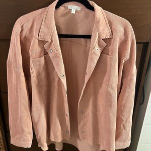 Abound salmon colored button up